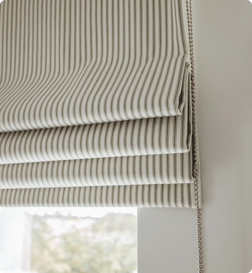 Roman blinds example 1